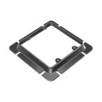 Panasonic 塗装スイッチカバー(2コ用)大型四角 呼び13mm(DS4712B)(取寄品)