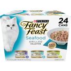 [ параллель импортные товары ]Purina Fancy Feast Grilled Wet Cat Food Seafood Collection Variety P