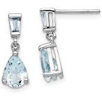 14Kホワイトゴールドブルーアクア...