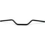 [ параллель импортные товары ]Krator Motorcycle Handlebar 7/8inch Black Bars Euro Style Compatible
