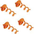 [ параллель импортные товары ]8 inch.Folding кольцо спираль якорь Pack of 4 ANCHFR8-ORG-R 4