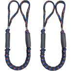 [ параллель импортные товары ]2 Pack Boat Dock Line Bungee Dock Lines Shock Absorption Elastic Mo