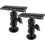 [ параллель импортные товары ]2pcs Electronic Fish Finder Mount Universal 360 Degree Swivel Marine