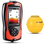 [ параллель импортные товары ]Atibin Portable Sonar Fish Finder Water Sensor Transducer Depth Find