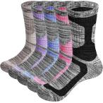 [ параллель импортные товары ]YUEDGE Womens Hiking Socks Moisture Wicking Combed Cotton Cushioned