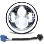 ショッピングhalo 【並行輸入品】Motorcycle Halo Headlight  7In Motorcycle Led Angel Eye Headlight Wh