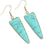 レディースハンドメイド天然ターコイ...