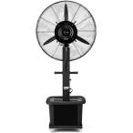 RobLux Industrial Fan Oscillating Stand Fan Misting Cooling 3 Speed Adjustable Fan Head High Power Silent Electric Fan Automatic Add Water
