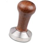 【並行輸入品】 Motta Tamper - Flat Base 54mm (Wooden Handle) by Motta　