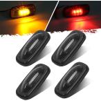 [ параллель импортные товары ] Partsam 2x Amber + 2x Red LED Fender Marker Replacement For DODGE 2