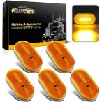[ параллель импортные товары ] Partsam 5x Amber Clearance/Marker Side Light w/Removable Lens DOT C