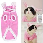 [ параллель импортные товары ] Bro'Bear Plush Rabbit Outfit with Hood &amp; Bunny Ears for Small Dogs