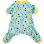 [ параллель импортные товары ] CuteBone Dog Pajamas Banana Dog Apparel Dog Jumpsuit Pet Clothes Pa
