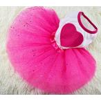 [ параллель импортные товары ] Idepet Spring Summer Pet Dog Cat Puppy Tutu Princess Dress Heart Pr