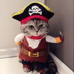 [ параллель импортные товары ] Idepet New Funny Pet Clothes Pirate Dog Cat Costume Suit Corsair Dr