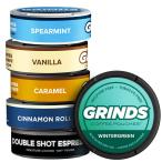 [ параллель импортные товары ] Grinds Coffee Pouches | 6 Can Sampler | Caramel Espresso Cinnamon