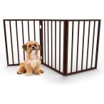 [ параллель импортные товары ] PETMAKER независимый тип из дерева домашнее животное торцевая дверь - темно-коричневый 