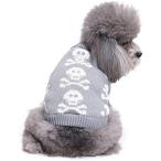 [ параллель импортные товары ] S-Lifeeling Skull Dog Sweater Holiday Halloween Christmas Pet Cloth