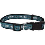 [ параллель импортные товары ] Pets First NHL SAN Jose Sharks Collar for Dogs &amp; Cats Large. - Adj