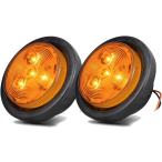 [ параллель импортные товары ] NEW SUN 2 Pcs 2.5inch Round LED Marker Lights RV Boat Trailer Light