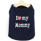 [ параллель импортные товары ] Pet Dog T-Shirt I Love My Daddy Mommy Vest Gift Costume Clothes for