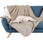 [ параллель импортные товары ] Waterproof Pet Blanket Reversible Tan Throw Protects Couch Car