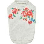 [ параллель импортные товары ] Blueberry Pet First сайт .. love rose цветок тянуть over корм для собак имеется тренировочные брюки рубашка ( серый ) спина. длина 36cm