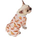 [ параллель импортные товары ] CuteBone Dog Pajamas Pizza Dog Apparel Dog Jumpsuit Pet Clothes Paj