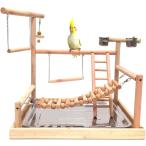 [ параллель импортные товары ] Mrli Pet Large Parrots Playstand Bird Playground Wood Perch Gym Sta