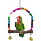 [ параллель импортные товары ] HONBAY из дерева bird swing pa-chi попугай подвешивание ниже игрушка маленький размер птица для 