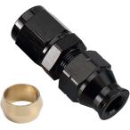 [ параллель импортные товары ] Black Aluminum Fuel HardLine Fitting for outer diameter 1/2inch 1/2