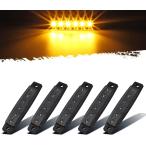 [ параллель импортные товары ] Partsam 5Pcs 3.8inch Thin Amber Led Side Marker Clearance indicator