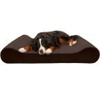 Furhaven Giant Cooling Gel Foam Dog Bed Microvelvet Luxe Lounger w/ Removable Washable Cover - Espresso Giant (XXX-Large) parallel imported goods 