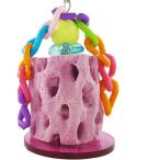 [ параллель импортные товары ] Bird Calcium Teeth Grinding Chew Treats Toy for Parrot Parakeet Coc