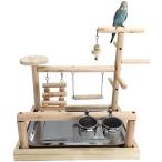 [ параллель импортные товары ] WYunPets Parrots Playstand Bird Playground Wood Perch Gym Stand Pla