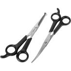 [ параллель импортные товары ] Chibuy Pet Grooming Scissors Set Ball Tip Eye Cut Scissors and Curv