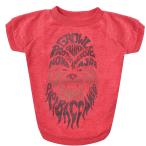 [ параллель импортные товары ] Star Wars for Pets Red Chewbacca Growl Dog Tee | Star Wars Dog Shir