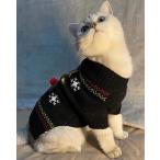 [ параллель импортные товары ] BOBIBI Cat Sweater Christmas Santa Claus Pet Cat Winter Knitwear Wa