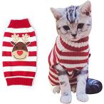 [ параллель импортные товары ] BOBIBI Cat Sweater Christmas Santa Claus Pet Cat Winter Knitwear Wa