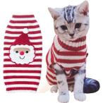 [ параллель импортные товары ] BOBIBI Cat Sweater Christmas Santa Claus Pet Cat Winter Knitwear Wa