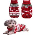 [ параллель импортные товары ] Vehomy Dog Christmas Sweaters Pet Winter Knitwear Xmas Clothes Clas