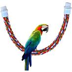 [ параллель импортные товары ] Jkshop 30inch Bird Perch Rope Bungee Bird Toys fit Bigger Macaws