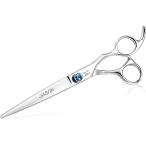 [ параллель импортные товары ] JASON 7inch Straight Dog Grooming Scissors Ergonomic Pets Grooming