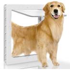 [ параллель импортные товары ] Dog Door Plastic Pet Door by PETOUCH 16.7inch x 11.7inch Inner Fr