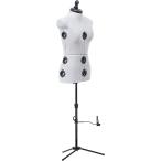 [ параллель импортные товары ] Dritz Twin-Fit Adjustable Tri-Pod Stand Small Dress Form Silver G