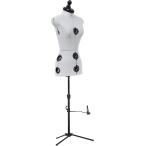 [ параллель импортные товары ] Dritz Twin-Fit Adjustable Tri-Pod Stand Petite Dress Form Silver