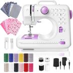 [ параллель импортные товары ] Dechow Sewing Machine for Beginners Electric Mini Portable 12 Bui