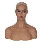 [ параллель импортные товары ] Silver Mannequin Head Displaying Wigs Hats Sunglasses Accessories