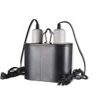 [ параллель импортные товары ] Dual Reptile Light Fixture Terrarium Heat Lamps Deep Lamp Dome Rept