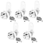 [ параллель импортные товары ] Ksmiley камера кулачковый замок 5/8 дюймовый цилиндр . хром отделка такой же один ключ 5 шт упаковка ключ 10 шт имеется шкаф блокировка важное 